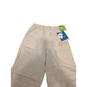 White Sierra Youth Medium Stone Convertible Hiking Cargo Pants‎ UPF 30 New